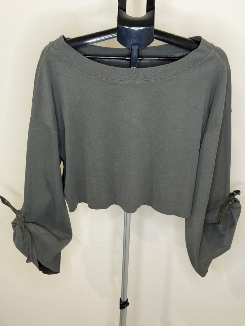 Free People Crop Top with Bell Sleeves